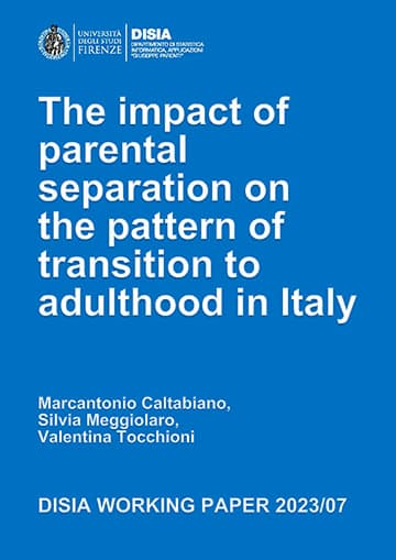 The impact of parental separation on the pattern of transition to adulthood in Italy