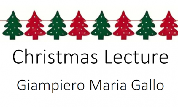 Christmas Lecture DiSIA